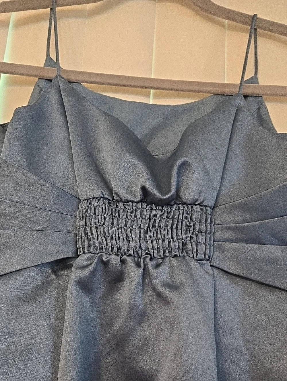Davids Bridal Federal Blue Sz 14 Girls Formal - Picture 4 of 5